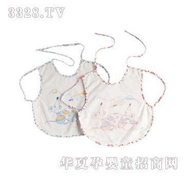 爱心树穿袖式印花围兜(2入)