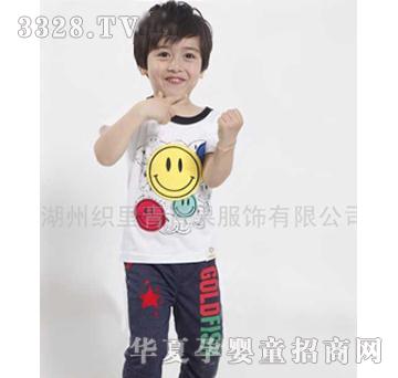 青青果笑脸男女小儿童T恤
