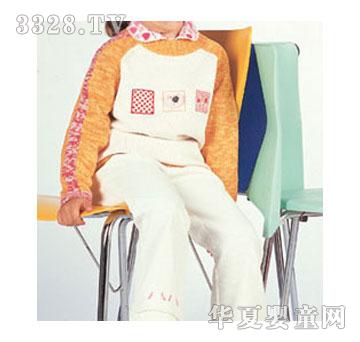 派派熊小女孩童装黄、白
