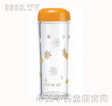 大不同橙色儿童水杯
