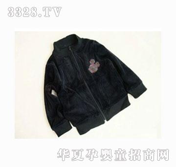 爱达烫钻米奇黑色外套