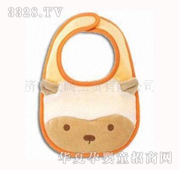 天阔黄色小熊婴儿围嘴