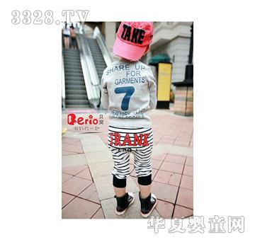 贝窝灰色7号T恤