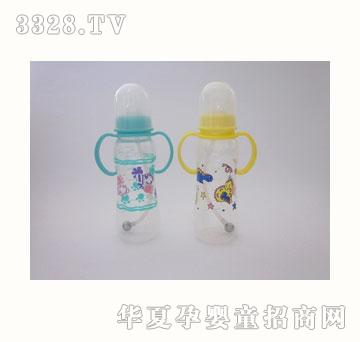 喜悦BABYLUCK彩色腰形奶瓶