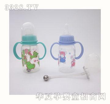 喜悦BABYLUCK3色直身奶瓶带双耳和吸管