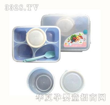 金色童年8904环保型塑料饭盒(信用PP料)