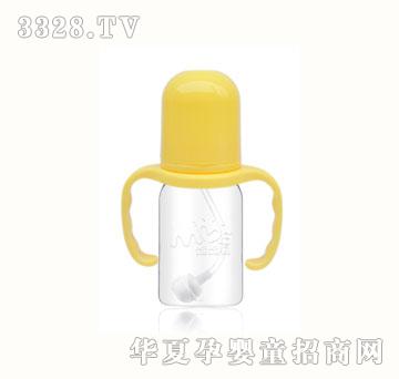 妈妈易120毫升PP自动双柄直身奶瓶