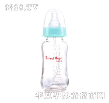 贝美天使6安标准口径弧形高硼硅玻璃自动奶瓶（简装）