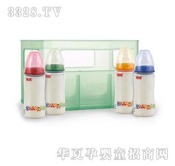 哈琪森宽口奶瓶及奶瓶架优惠组合