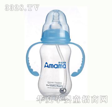 贝比A1028PP标准口径葫芦身有柄自动奶瓶210ml