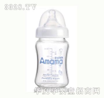 贝比A1063宽口径晶钻玻璃奶瓶150ml