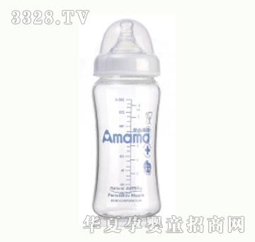 贝比A1062宽口径晶钻玻璃奶瓶240ml
