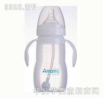 贝比A1304硅胶有柄自动奶瓶