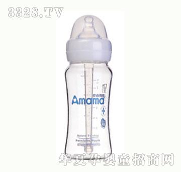 贝比A1068晶钻玻璃防胀气奶瓶