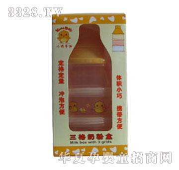 小鸡卡迪三格奶粉盒