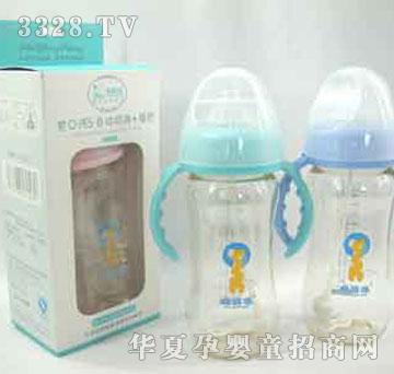 家婴坊PES标准自动奶瓶120ML+握把