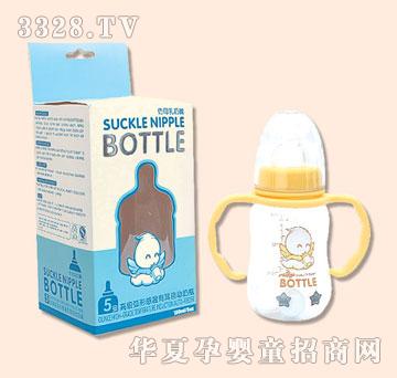 娃丽比弧形感温有耳自动奶瓶
