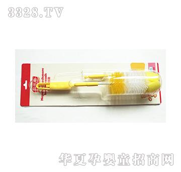 贝乐嘉尼绒+海绵奶瓶刷