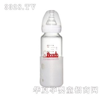 宝德晶钻标准口径玻璃奶瓶（配防护套）BD008-10
