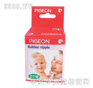 贝亲2个盒装乳胶奶嘴（大码）