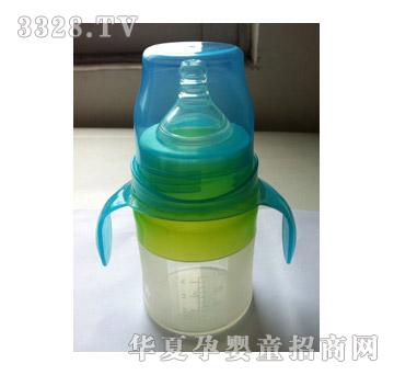 贝安乐120ML宽口直身硅胶奶瓶