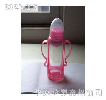 贝安乐240ML标口直身玻璃保护套奶瓶