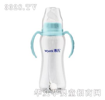 惠氏WP16标准口径PP带柄自动奶瓶（浅蓝色）