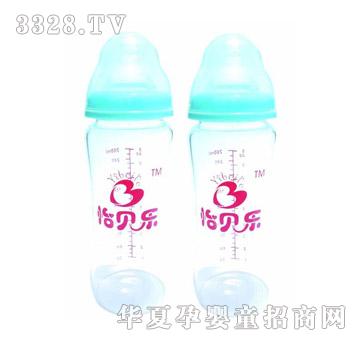怡贝乐260ML宽口晶钻玻璃奶瓶