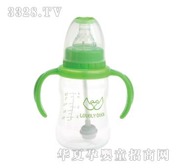 可爱小鸭PP葫芦型自动手把小奶瓶120ml（不含双酚A）