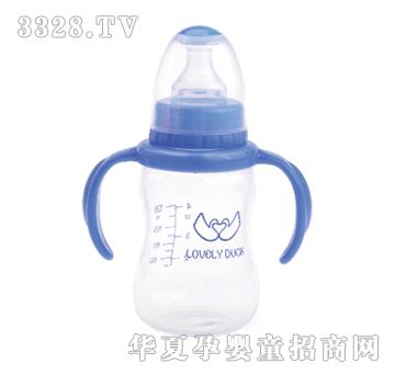 可爱小鸭PP葫芦型手把小奶瓶120ml（不含双酚A）