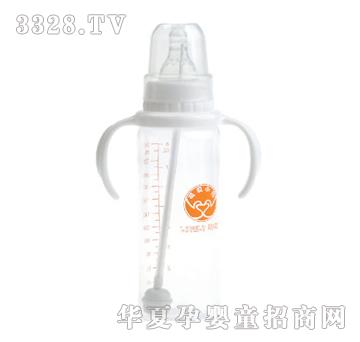 可爱小鸭PP圆型自动手把大奶瓶240ml（不含双酚A）