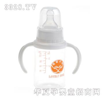 可爱小鸭PP圆型手把小奶瓶120ml（不含双酚A）