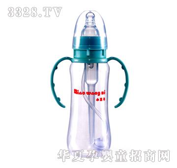 小王子9安弧形防胀气有耳自动PP奶瓶