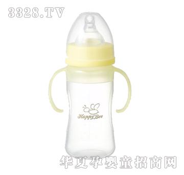 Happy Bee哈皮贝黄色EL-2270硅胶奶瓶270ml