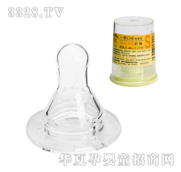 鸡卡迪精品液态硅胶小圆孔奶嘴