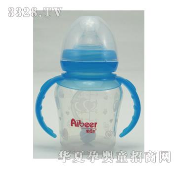 爱贝尔A-8011.160ml硅胶防胀气宽口奶瓶