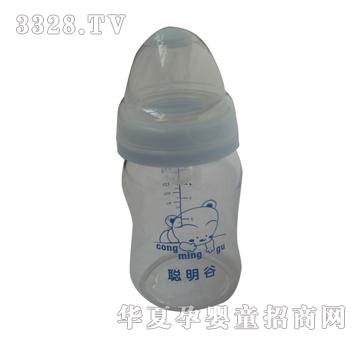 聪明谷宽口径晶钻玻璃小奶瓶