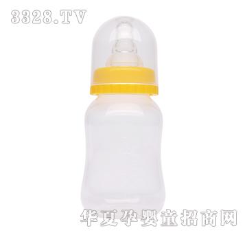 迪信120ml标口弧身PP奶瓶黄色