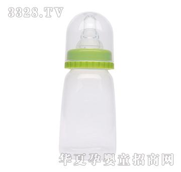 迪信120ml标口方圆PP奶瓶绿色