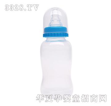 迪信210ml标口弧身PP奶瓶蓝色