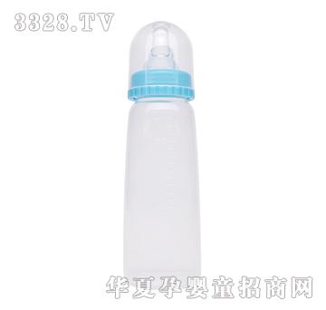 迪信240ml标口方圆PP奶瓶蓝色