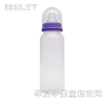 迪信240ml标口直身PP奶瓶紫色