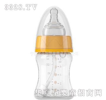 朵阳150毫升宽口径PP奶瓶黄