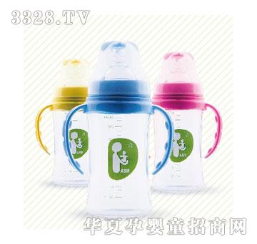 恩儿宝晶钻玻璃奶瓶（宽口径240ML）