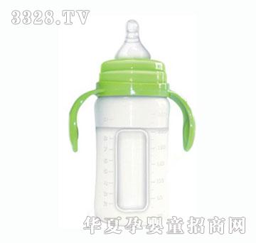 贝乐熊全硅胶奶瓶260ml