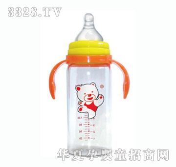 贝乐熊高硼硅玻璃宽口直身奶瓶160