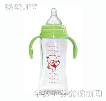 贝乐熊高硼硅玻璃宽口弧形260ml