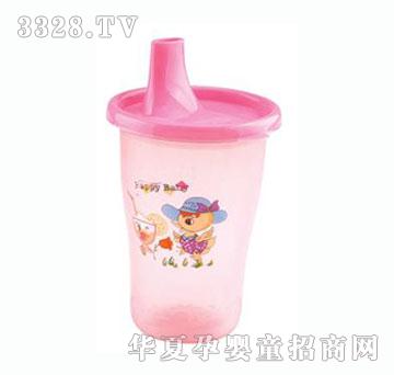 用心婴儿吸水杯小鸭子图案