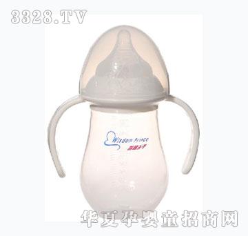 智慧王子PP塑料防摔奶瓶柄300ML