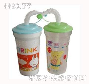 鸿艺卡通吸水杯